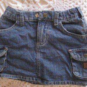 Girls Carhartt Jean Skirt